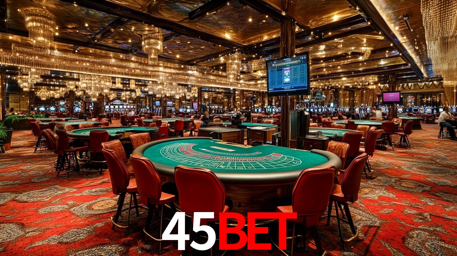 Sinta a adrenalina dos jogos de cassino com 45BET